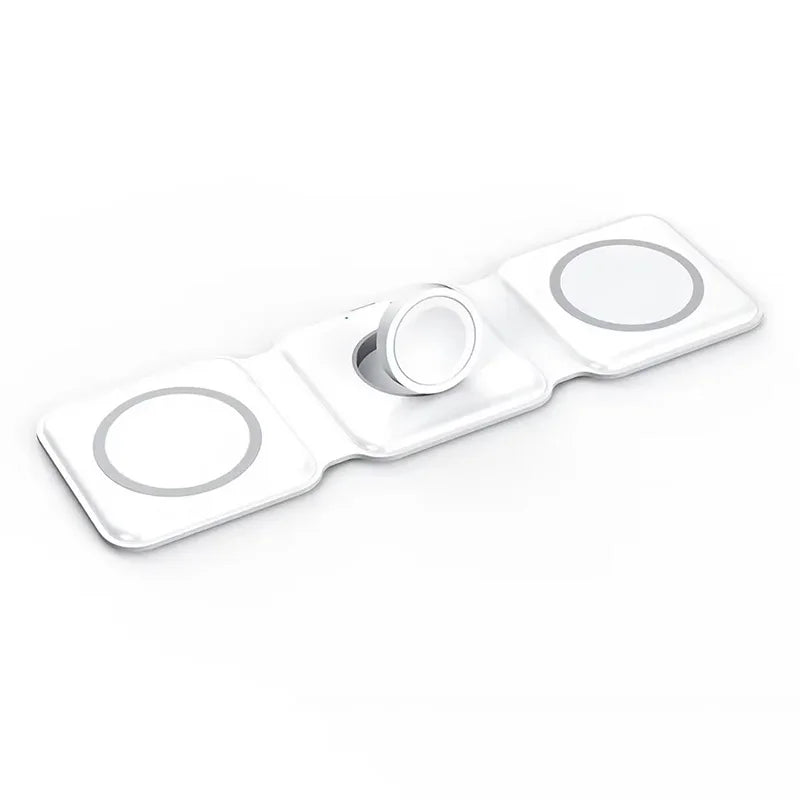TechFlow™ 3-in-1 Foldable Magnetic Charging Station