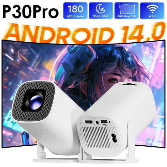 TechFlow™ 4K Smart Portable Projector