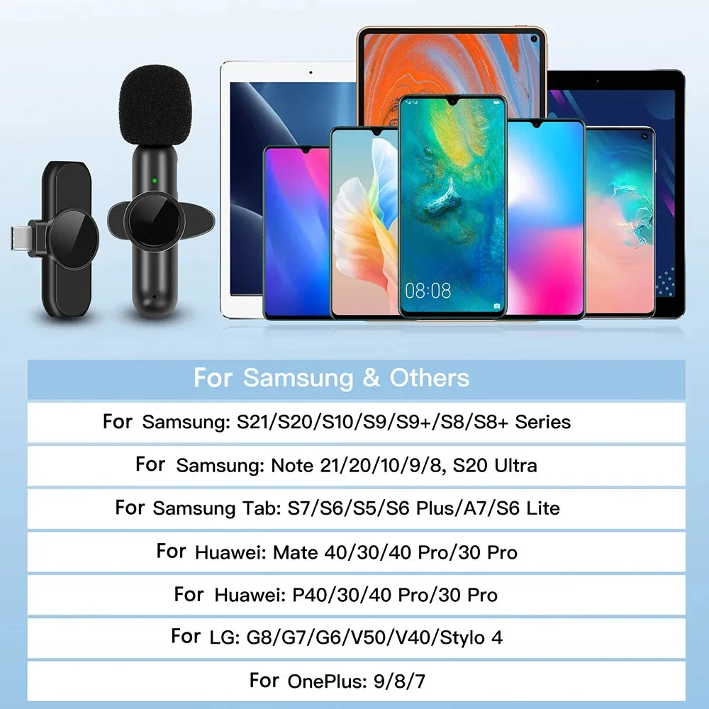 TechFlow™ Pro Wireless Lavalier Microphone