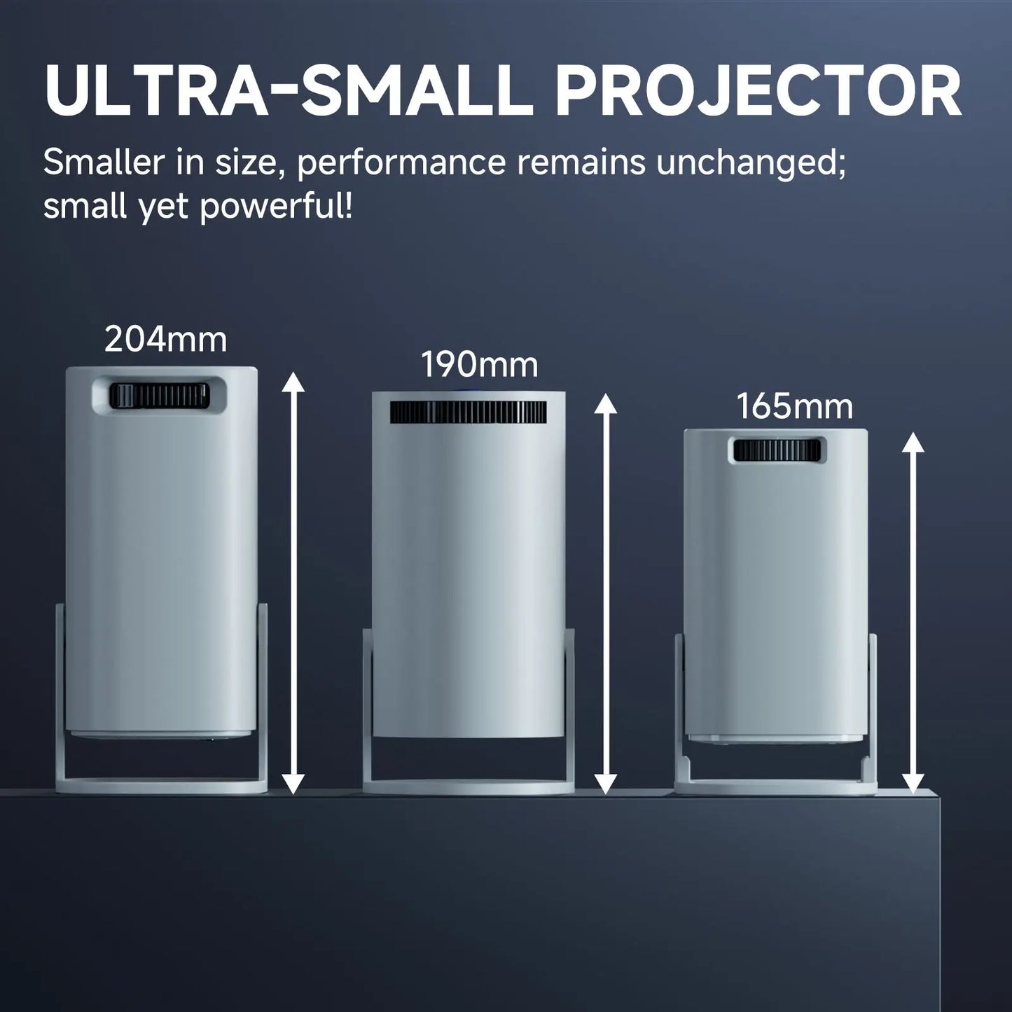 TechFlow™ 4K Smart Portable Projector